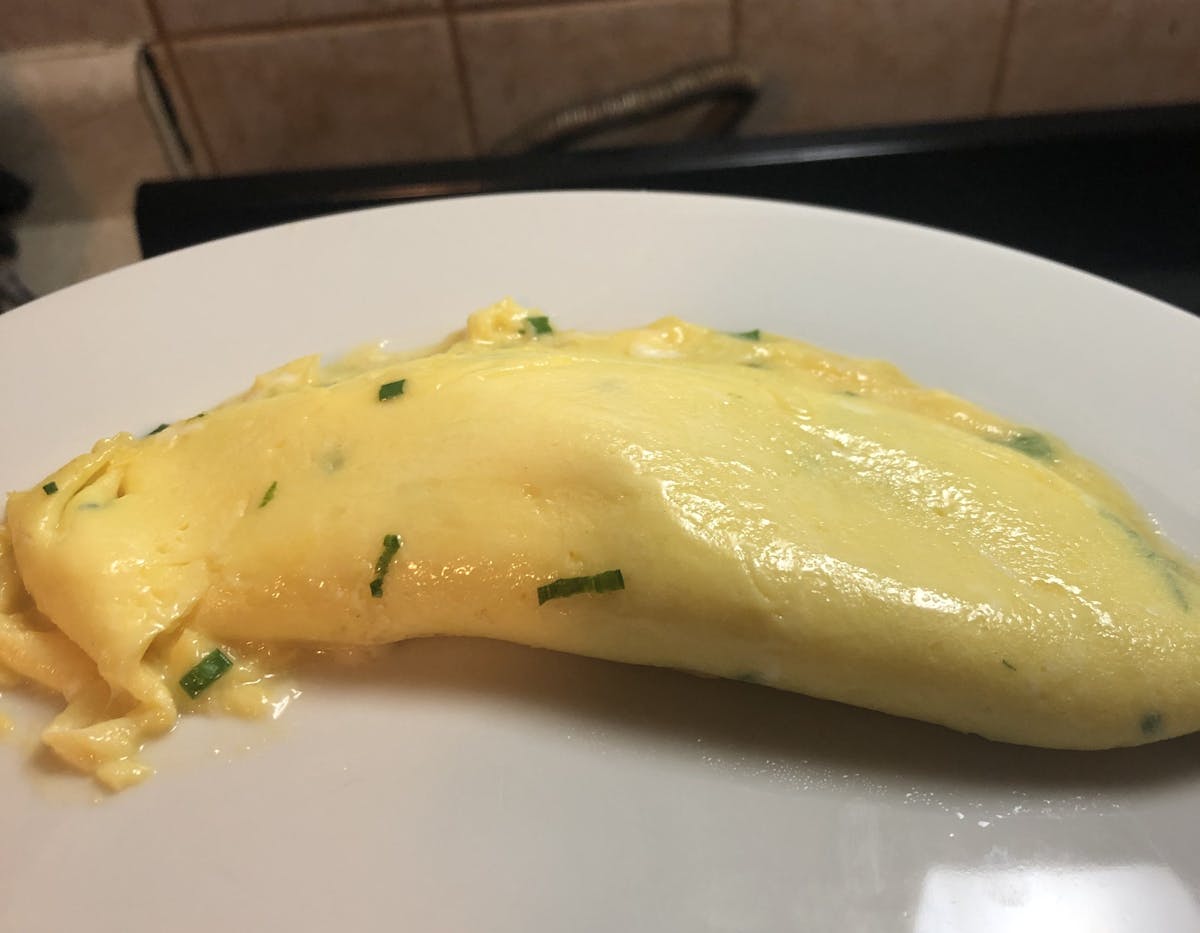 The perfect French omelette
