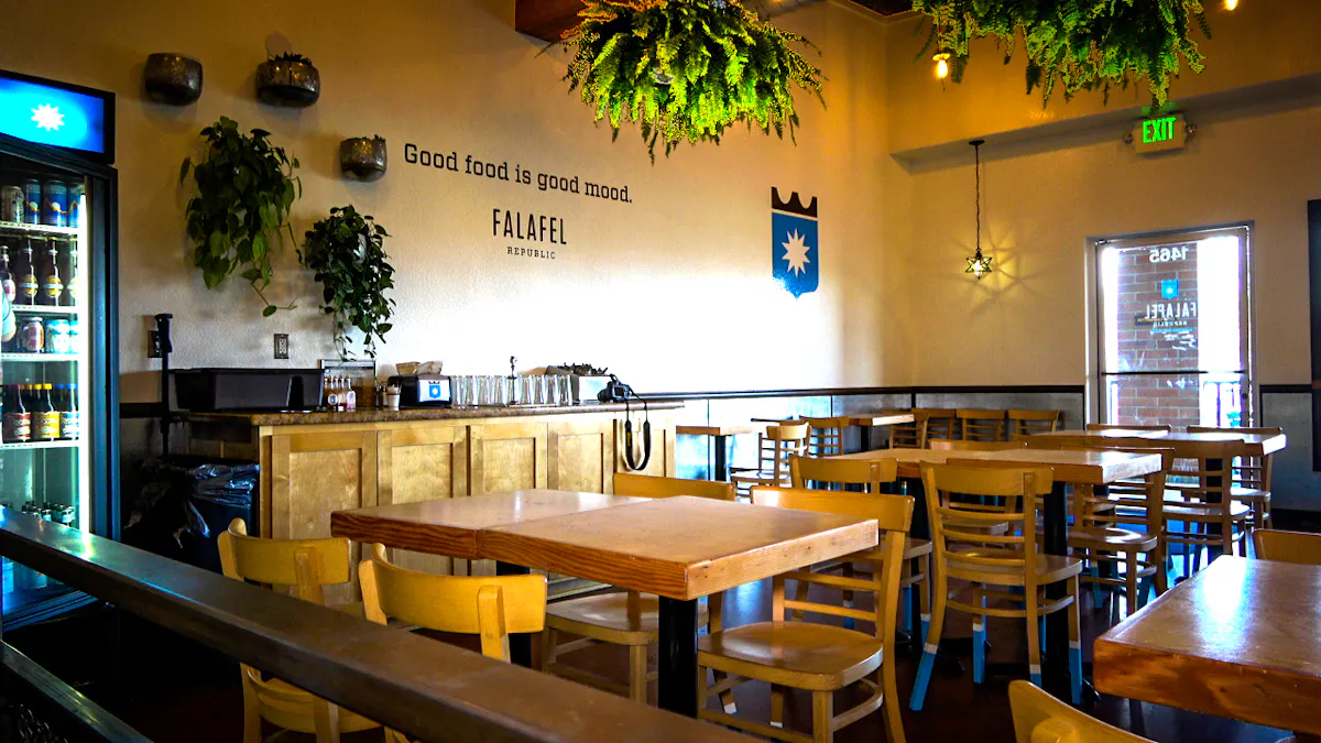 a restaurant's dining room