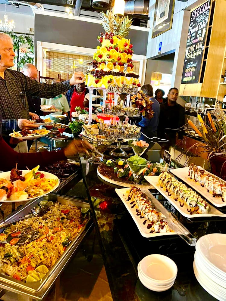 a store filled with lots of different types of food on a table