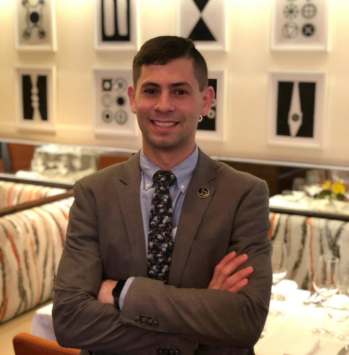 a man wearing a suit and tie
