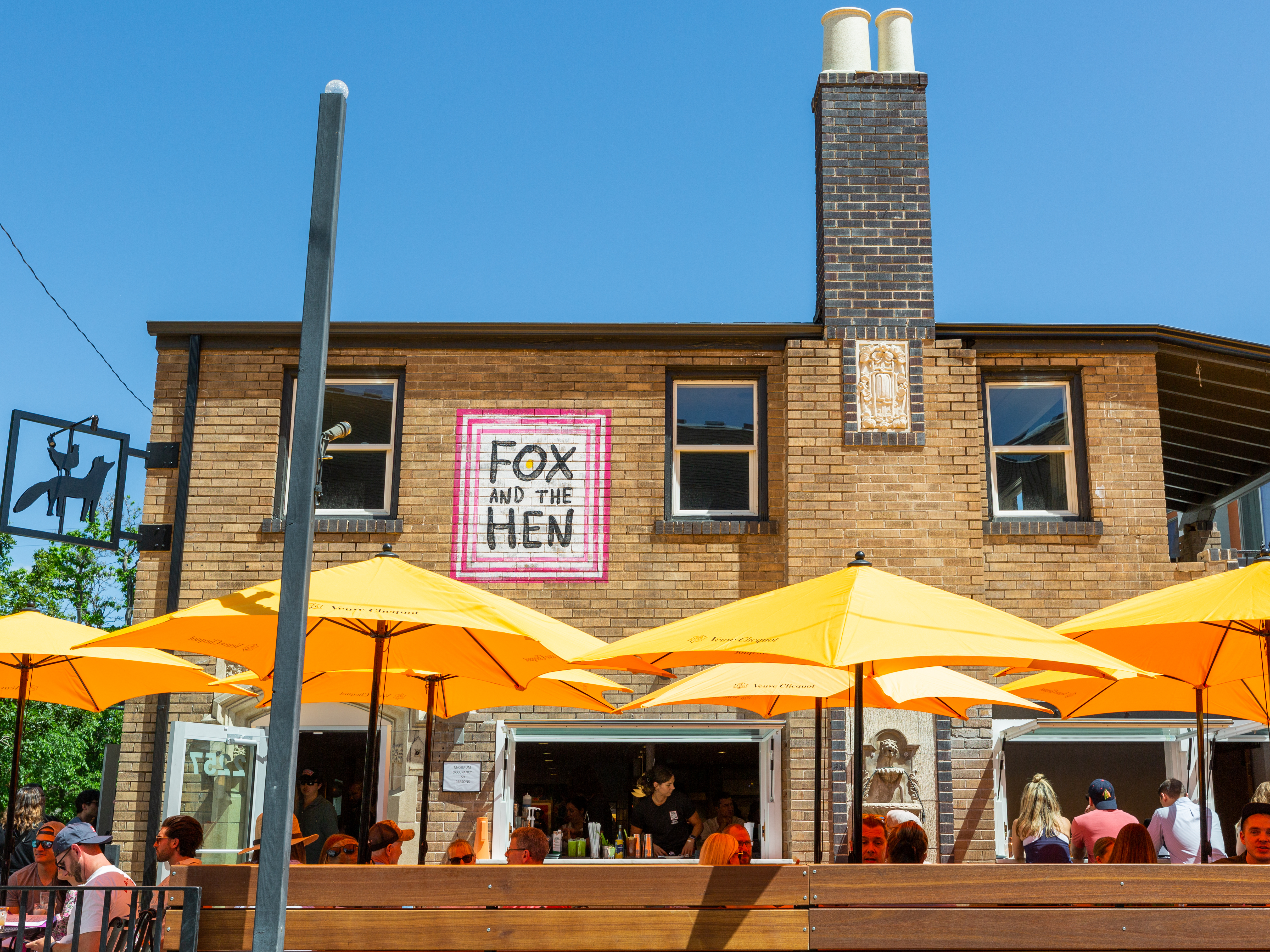 a store front at day