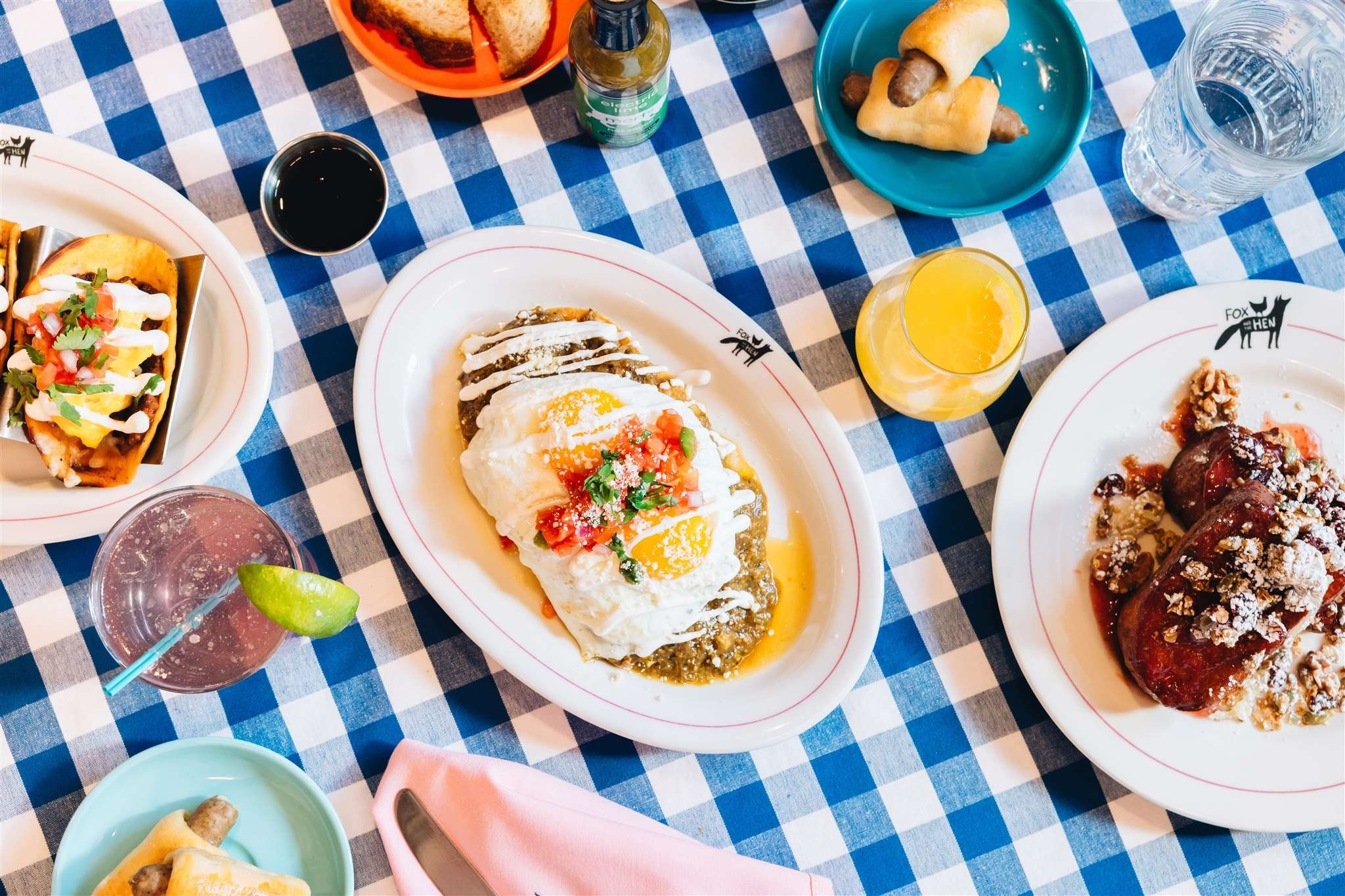 a plate of food on a table