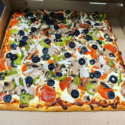Sicilian (Square Thick) Pizza 16 ✕17 Combo
