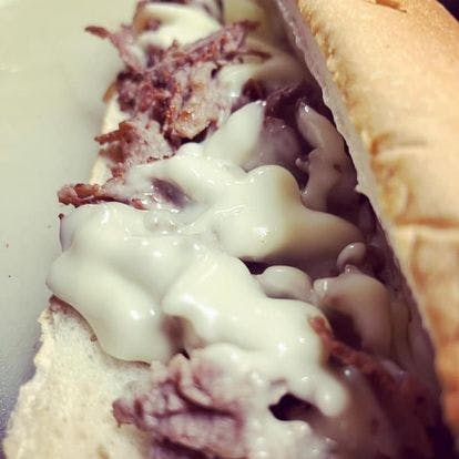 Philly Cheese Steak with Grilled Onions