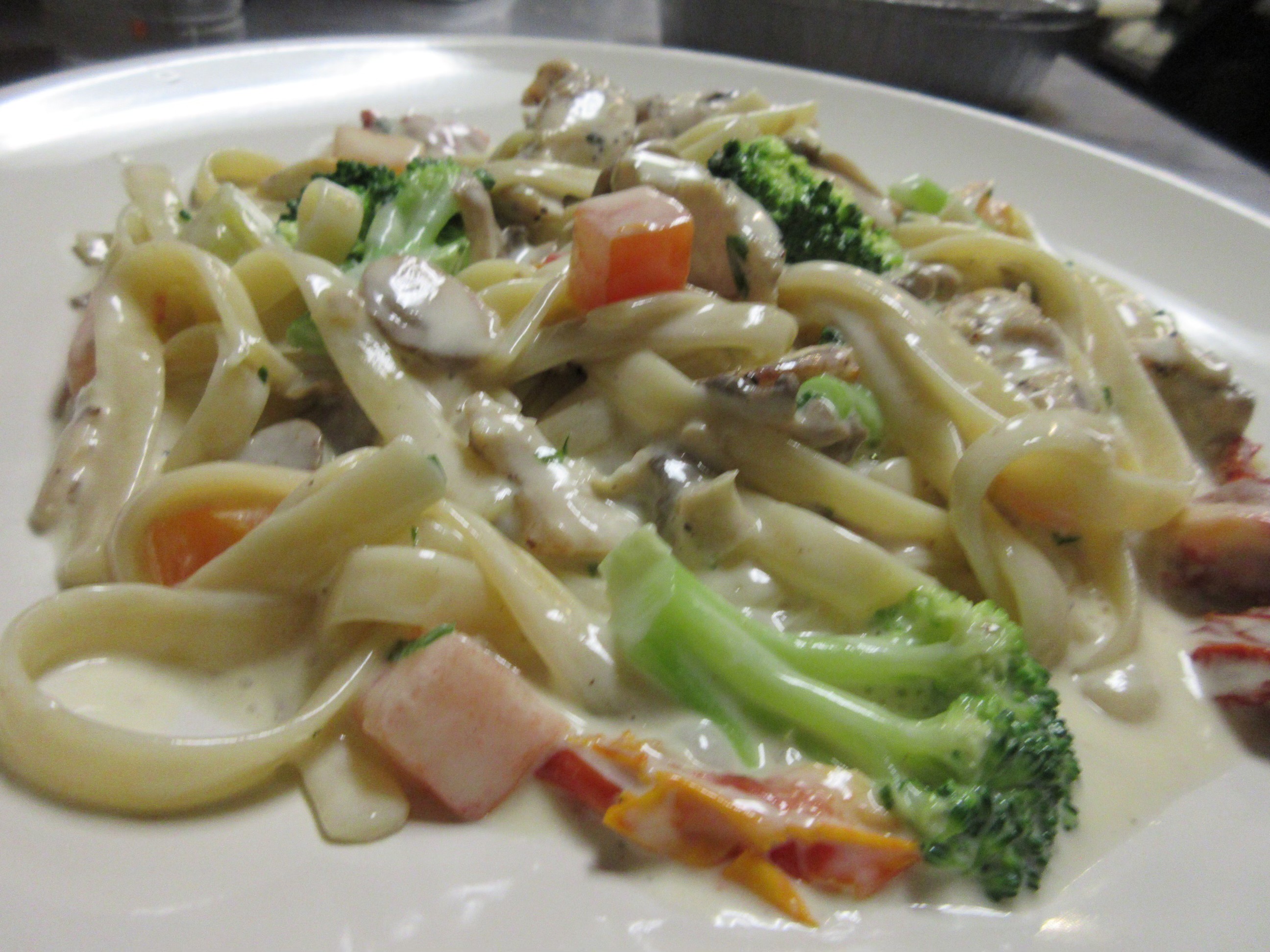 Grilled Chicken Fettuccini
