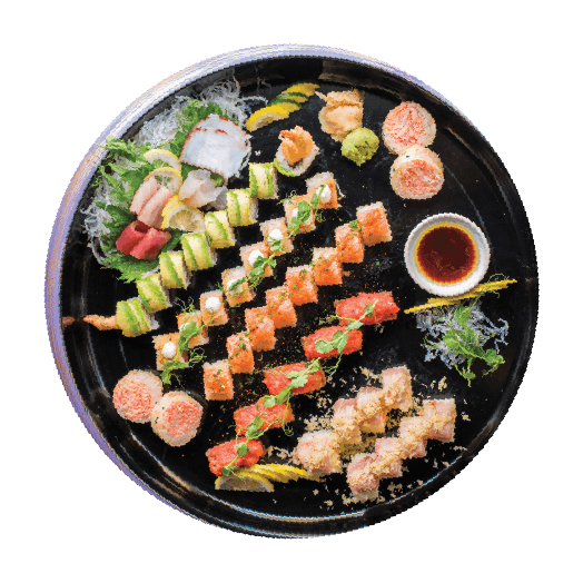 a bowl of food