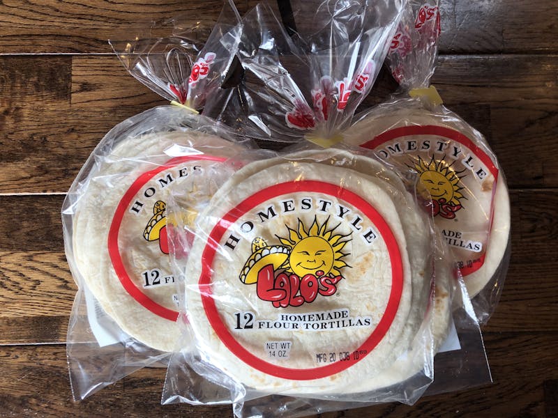 Pack of Lalo's Flour Tortillas Lalo's Mexican Restaurants Mexican