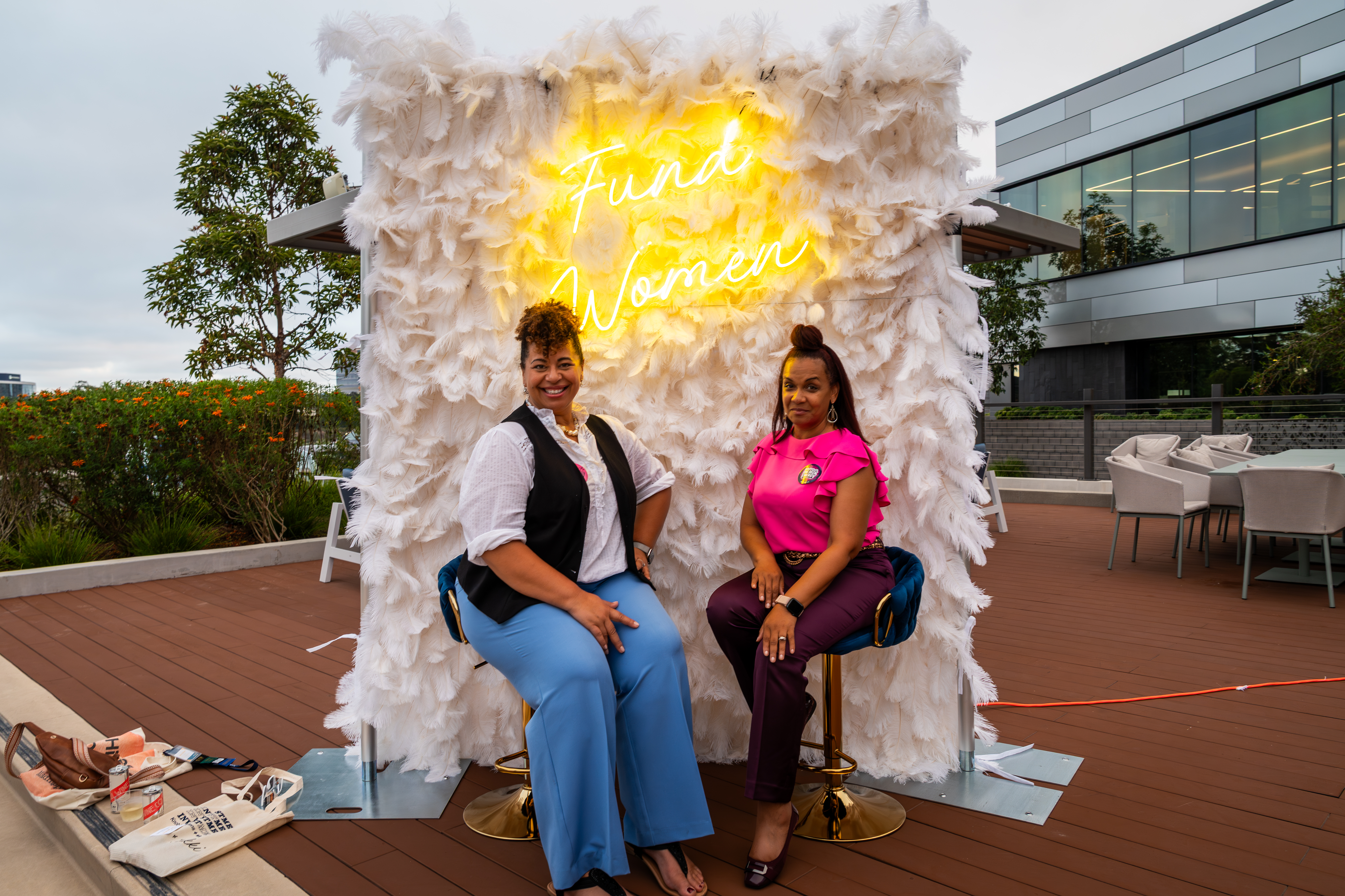 Outdoor wedding reception in La Jolla with seasonal healthy menu at Joya Kitchen.