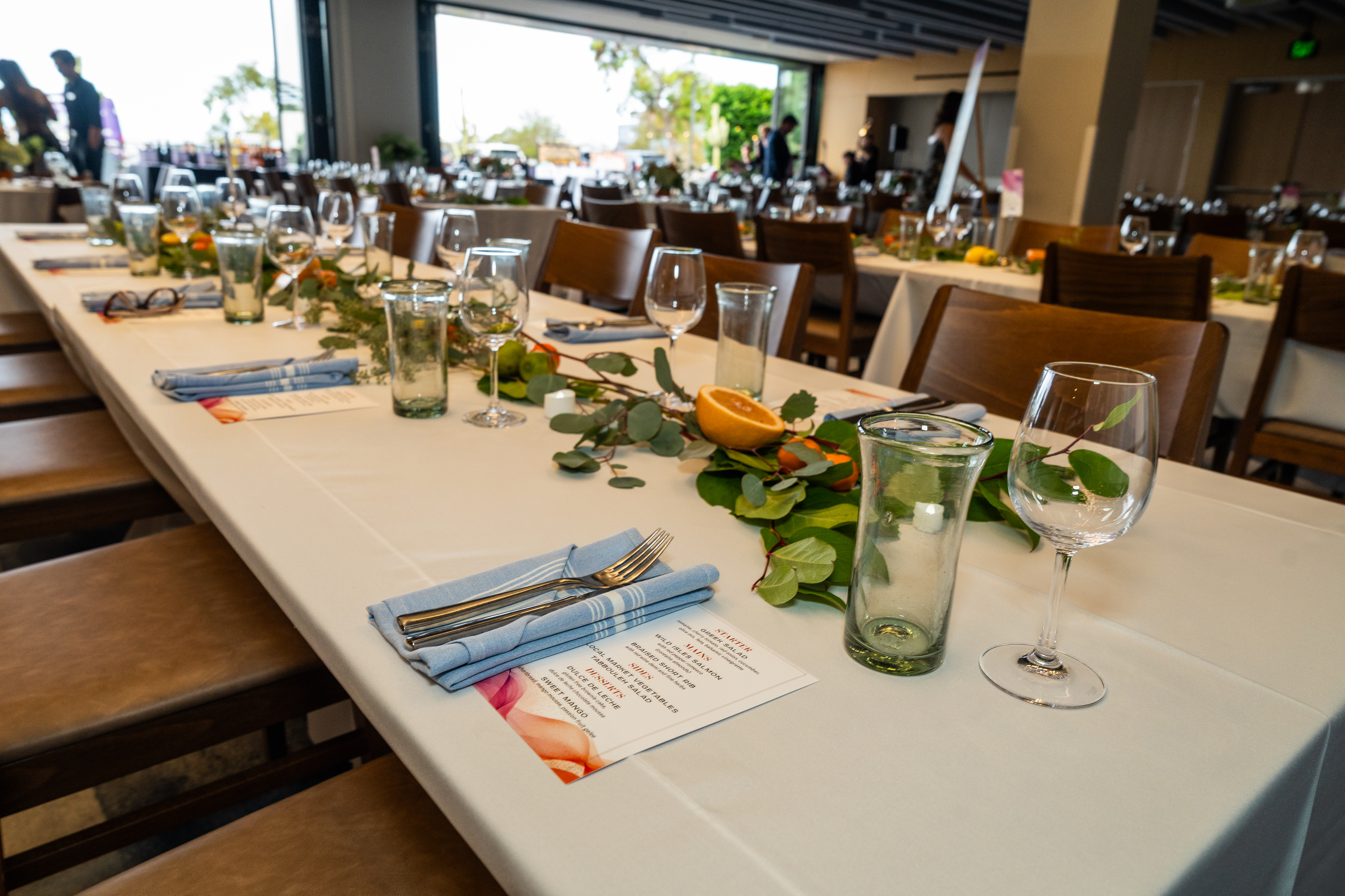 Corporate holiday party in San Diego with healthy seasonal menu at Joya Kitchen.