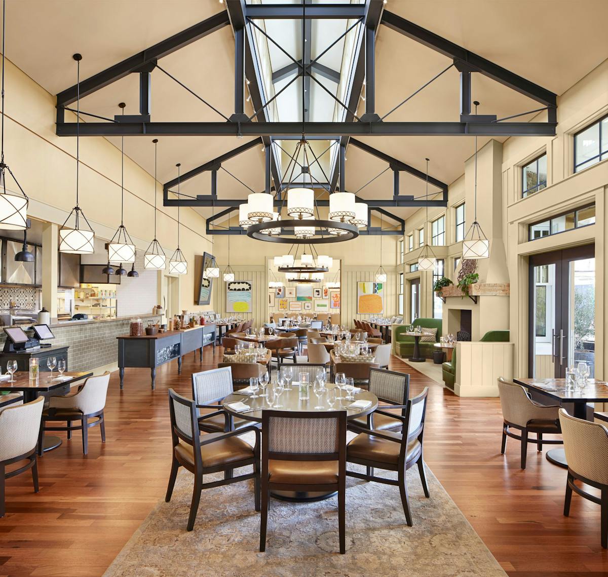 a dining room table