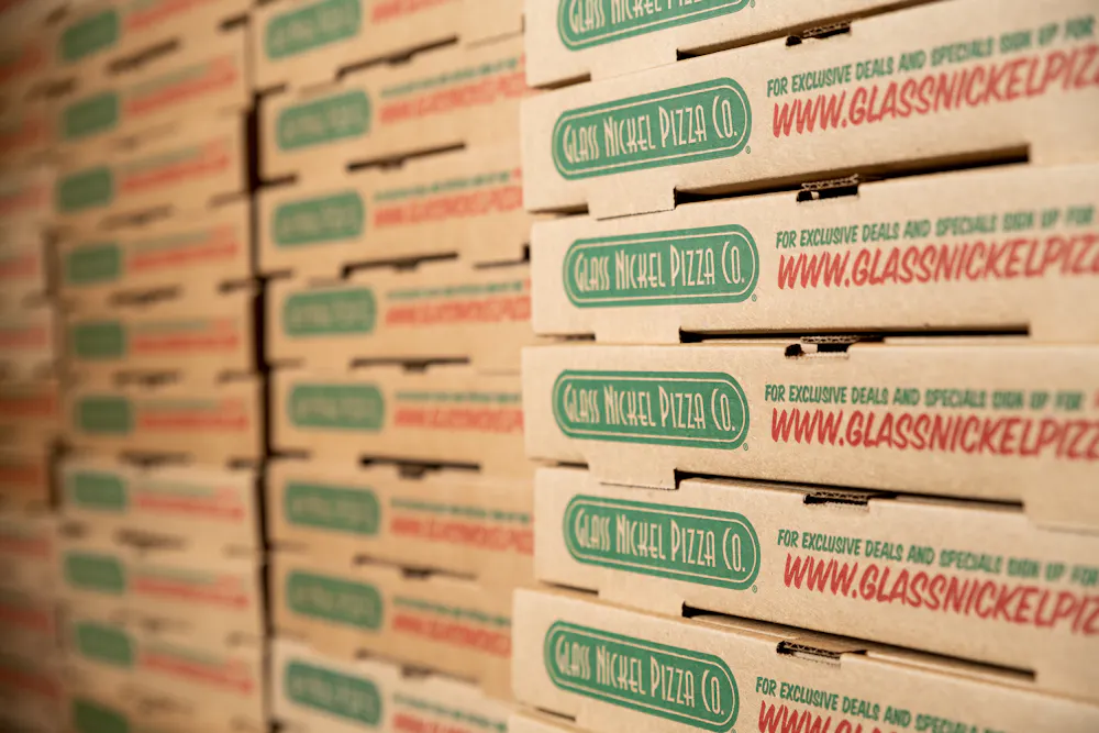 pizza boxes