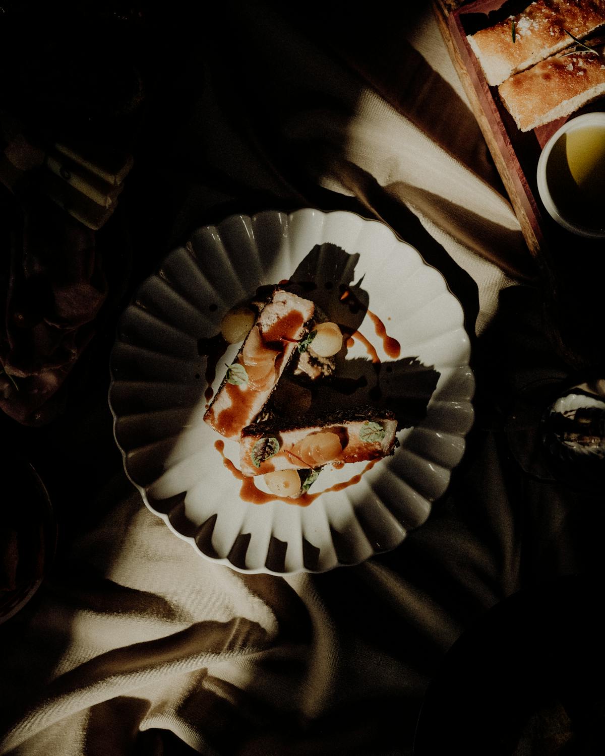 a plate of food