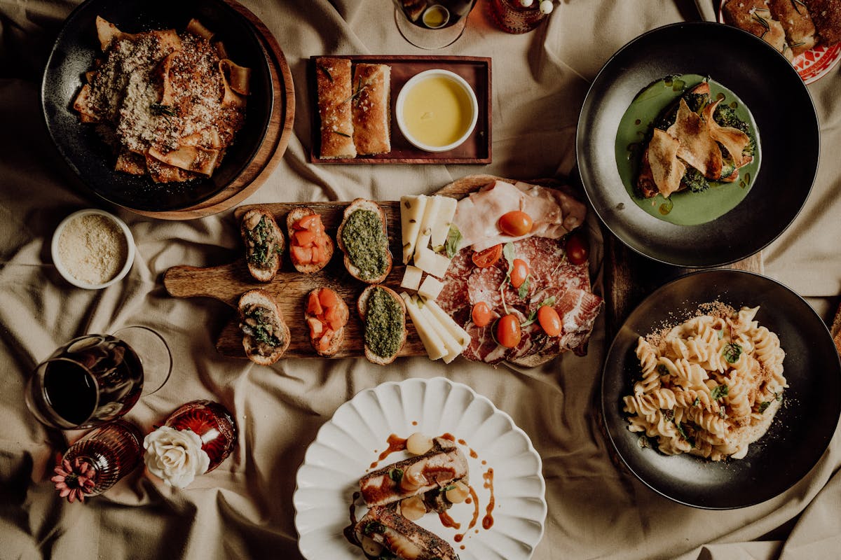 a plate of food