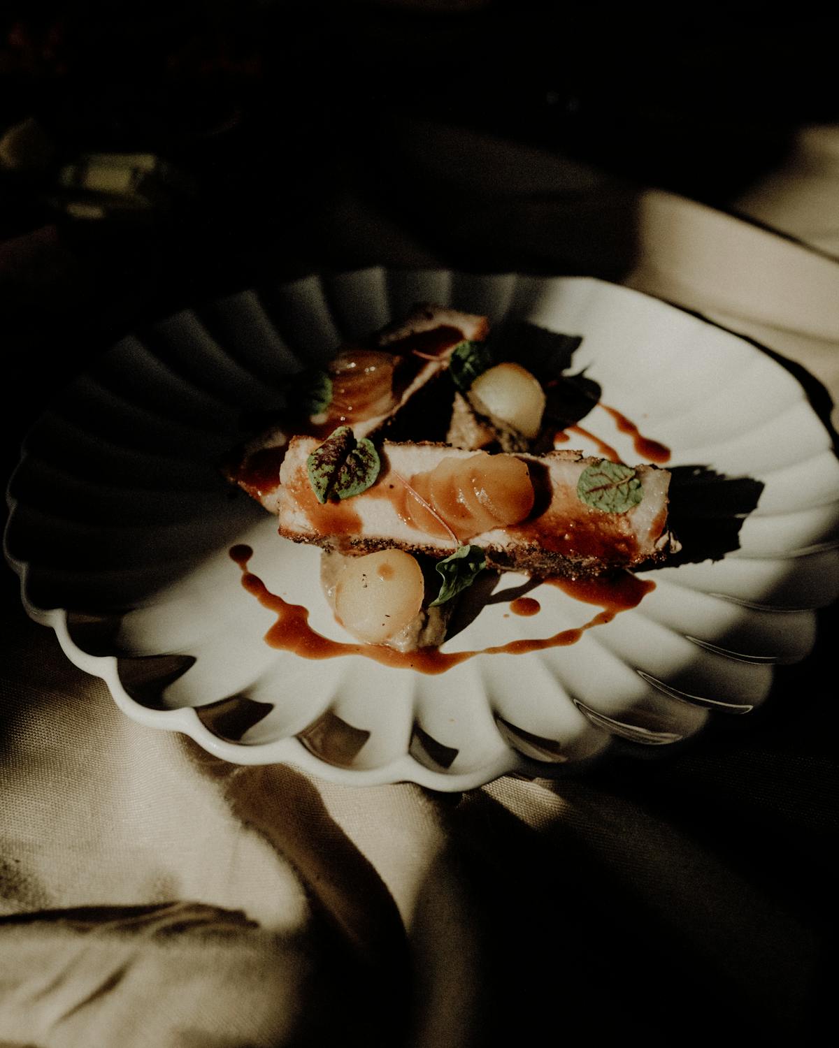 a plate of food