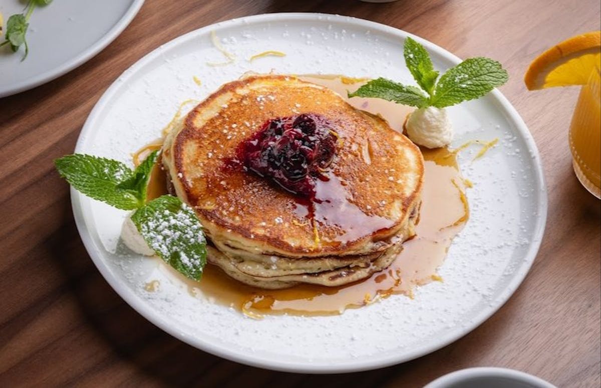 a plate of food on a table