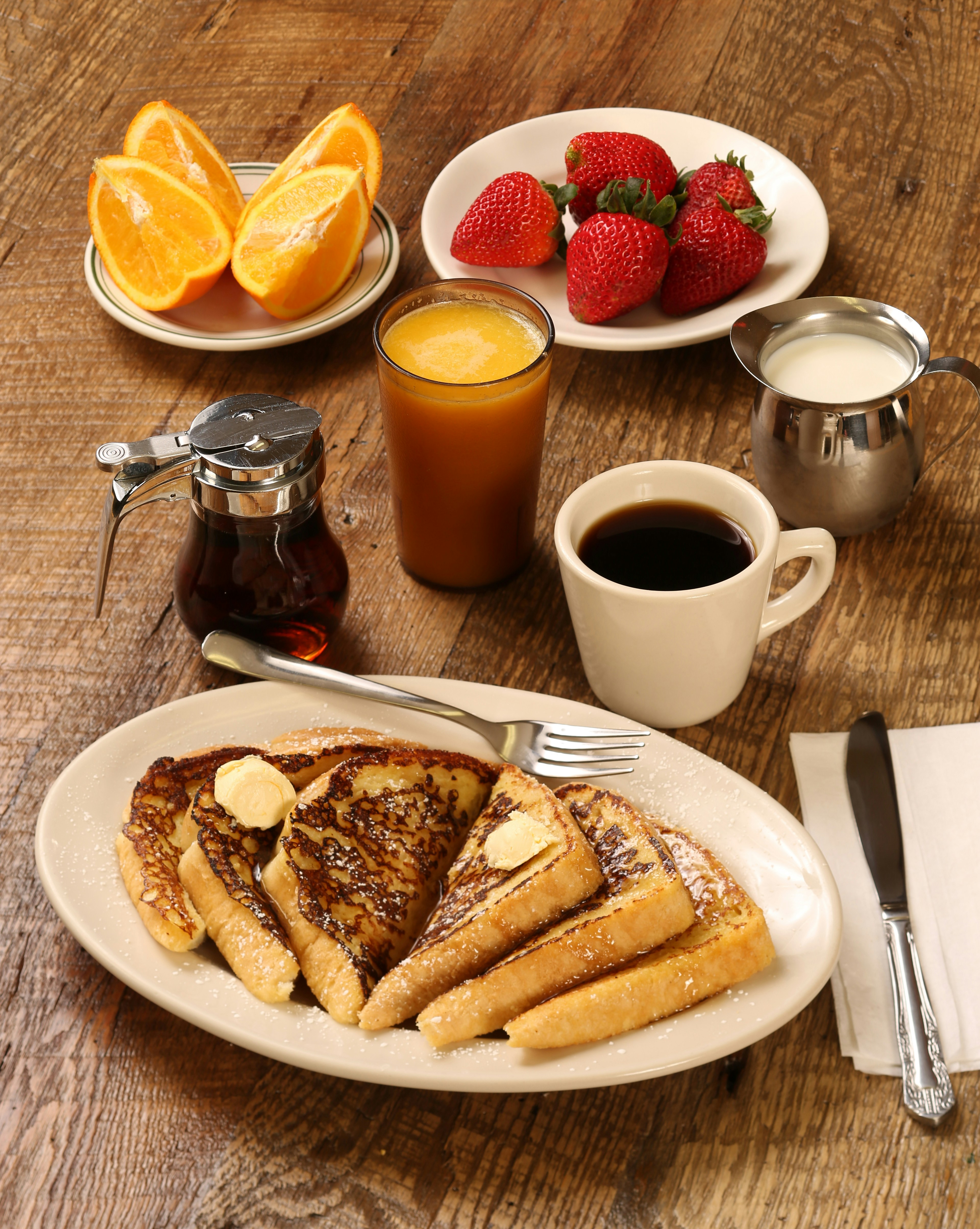 a close up of food