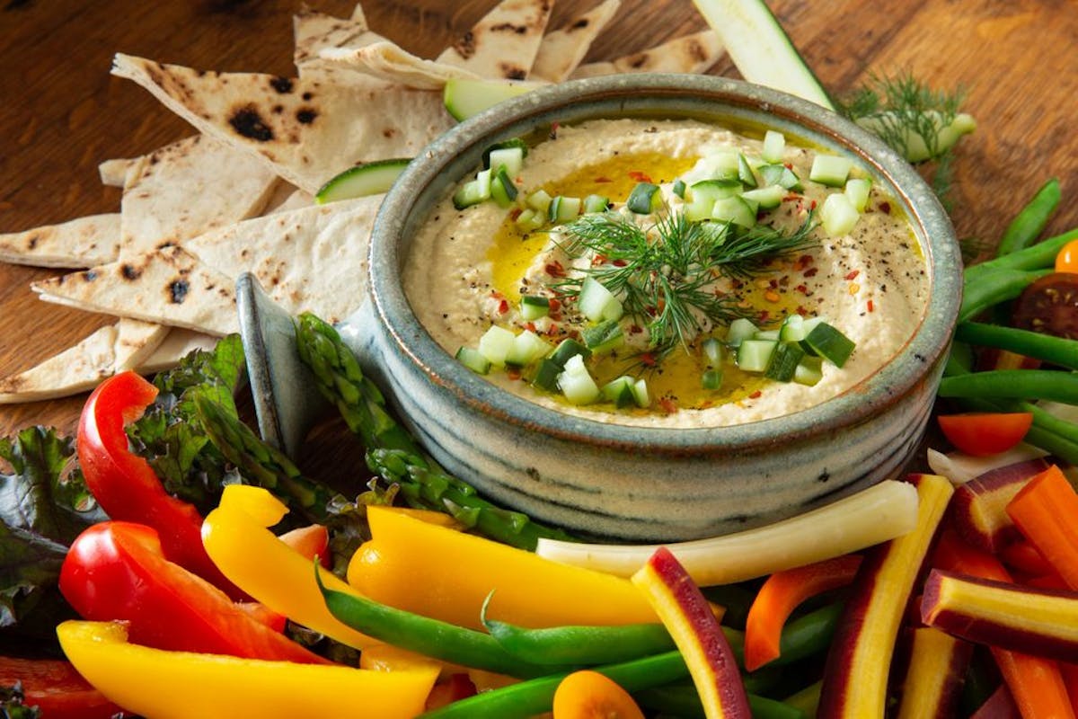 a bowl of food on a table