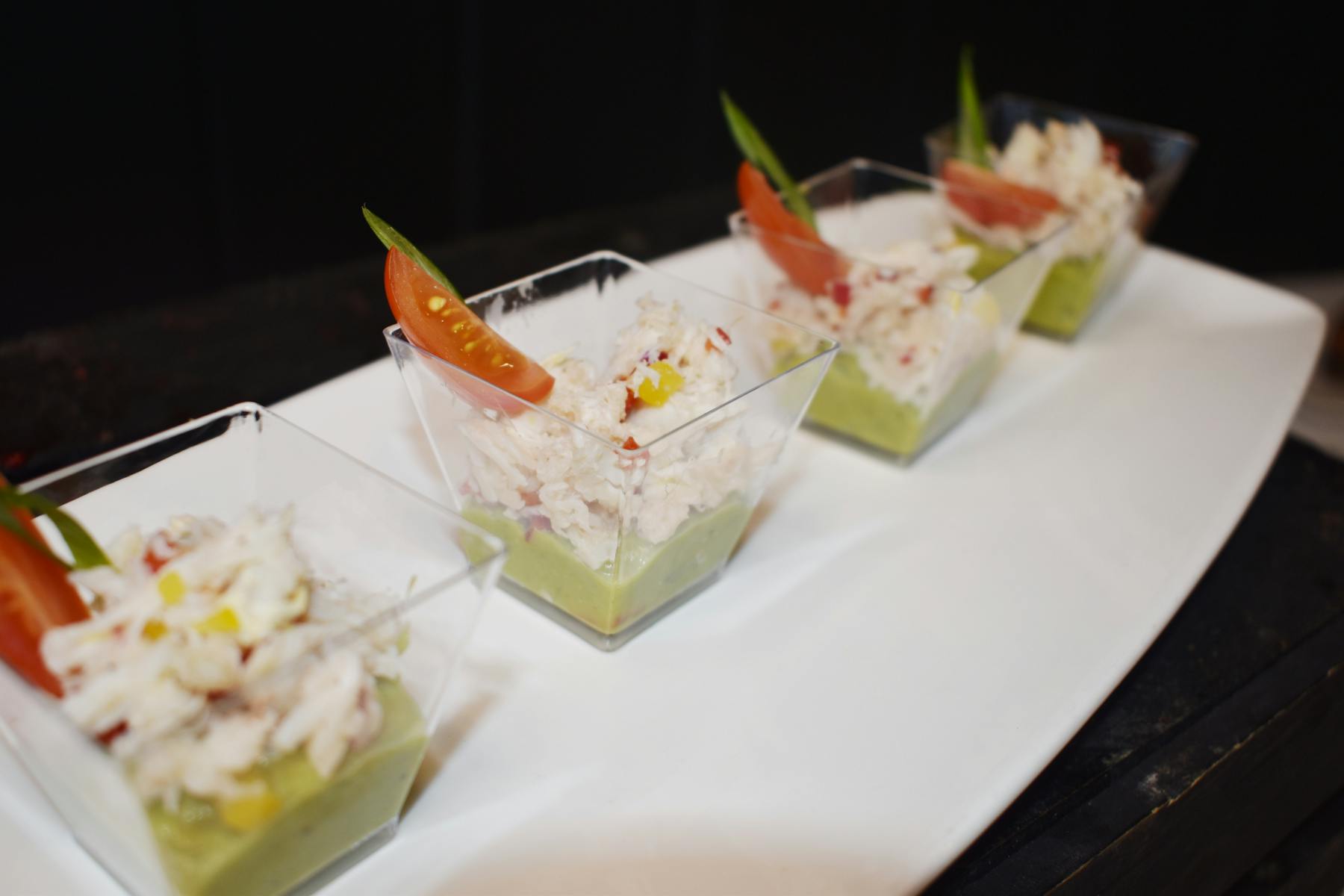 a plate of food on a table
