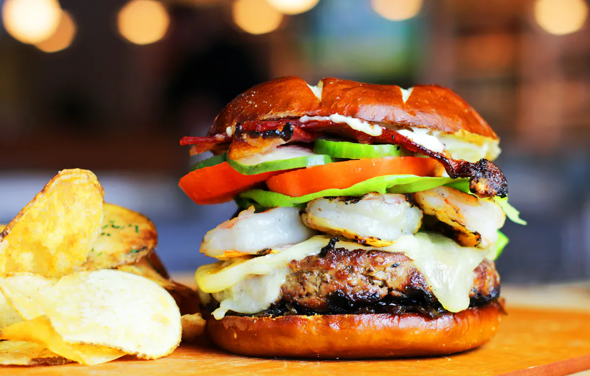 a close up of a sandwich on a plate