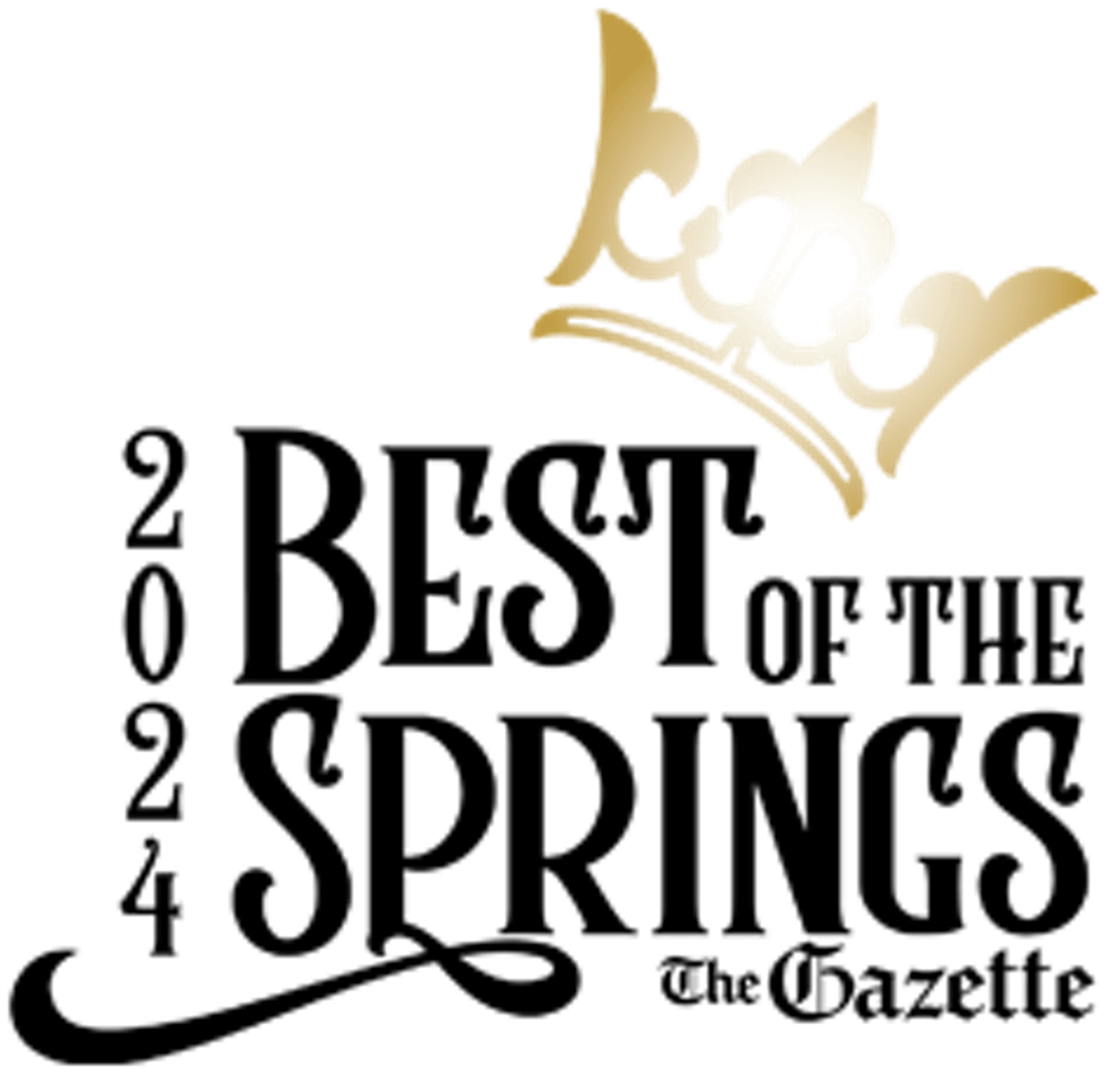 2024 Gazette's Best of the Springs Logo with Crown