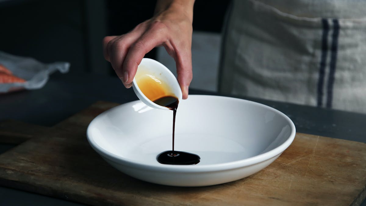 a bowl of food on a table