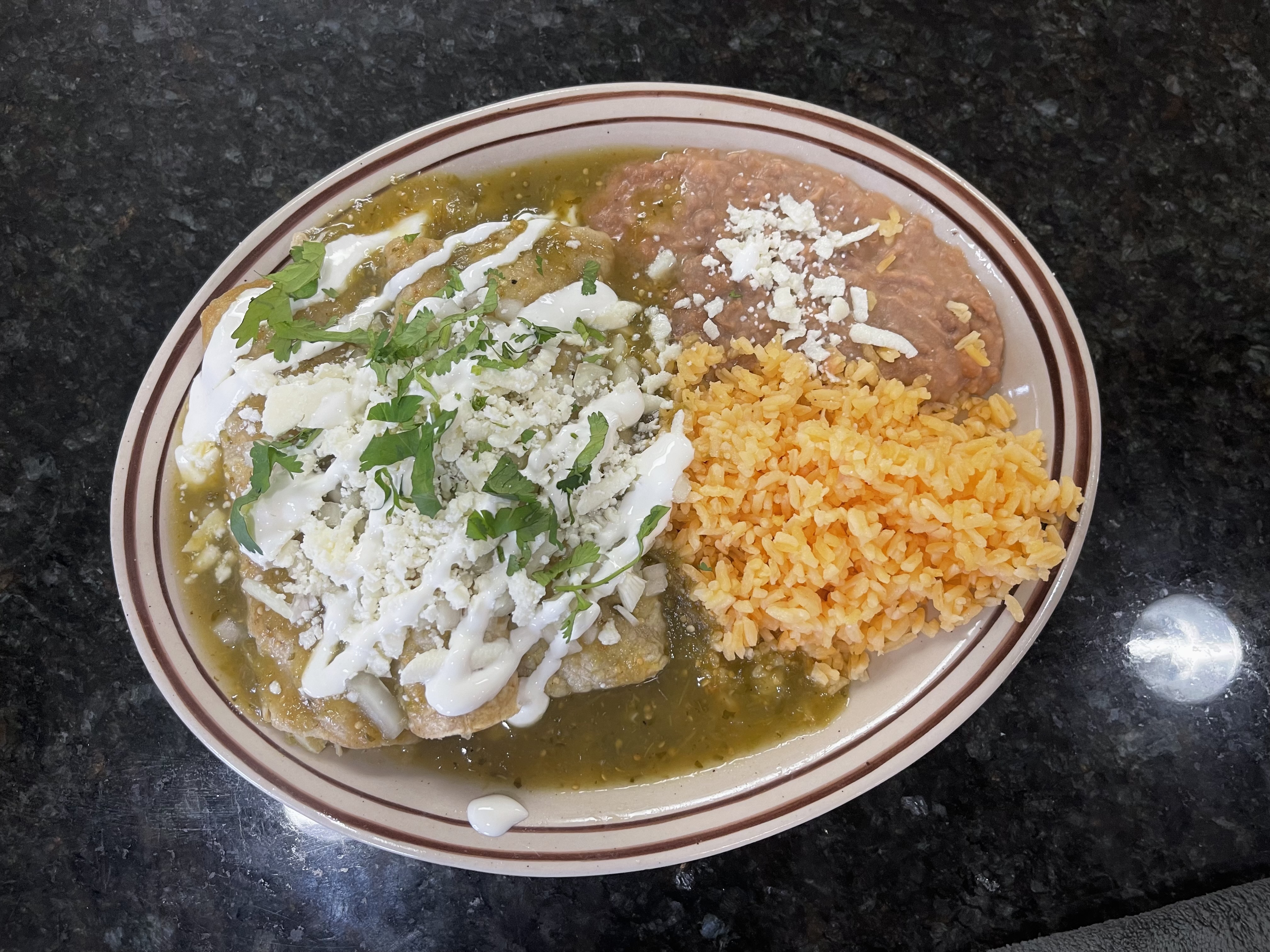 a bowl of rice on a plate