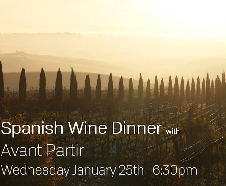 Spanish Wine Dinner with Avant Partir The Anchorage Restaurant