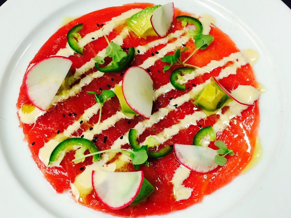 a plate of food