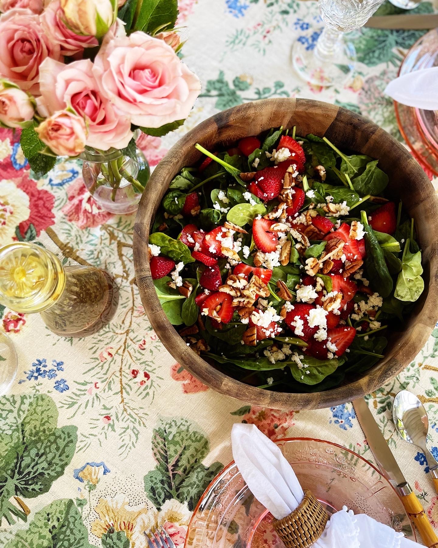 a bowl of food on a table