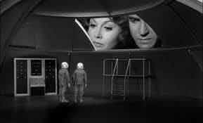 Hazel Court standing in a room