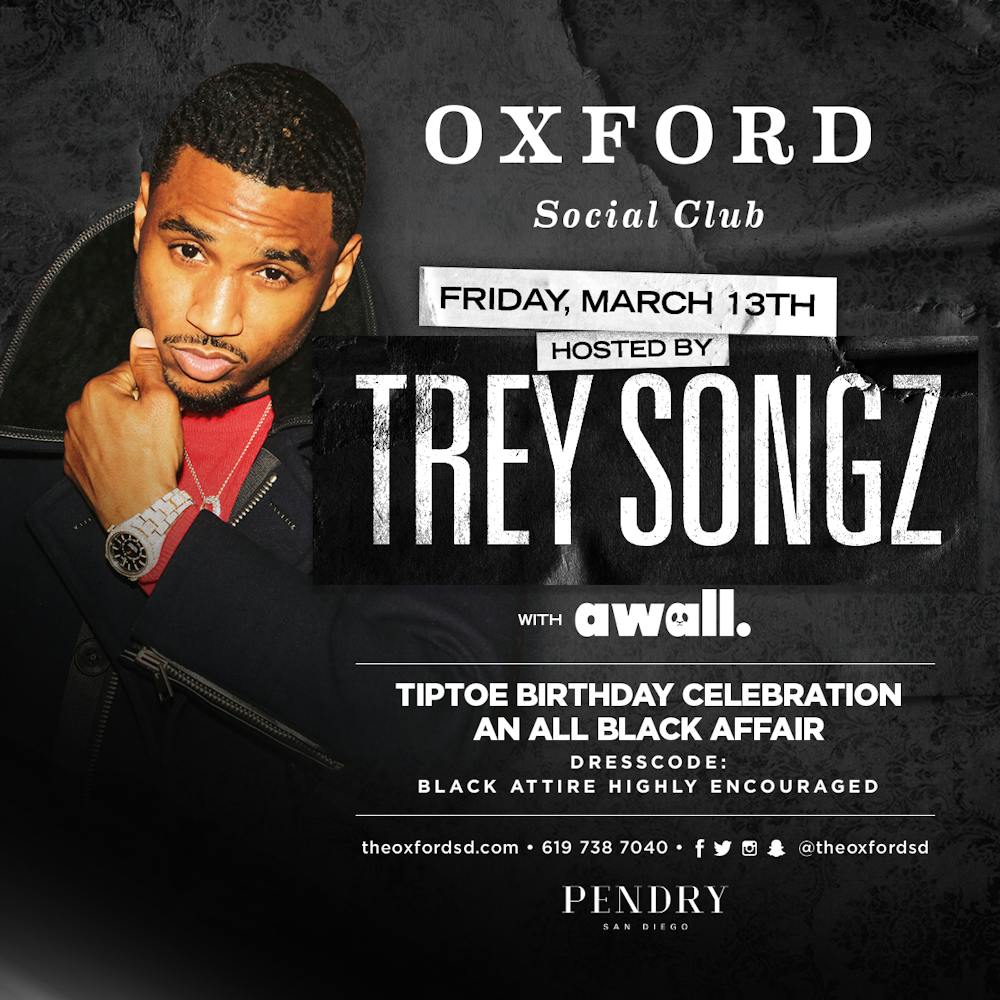 Trey Songz at The Oxford Social Club | Oxford Social Club in San Diego, CA