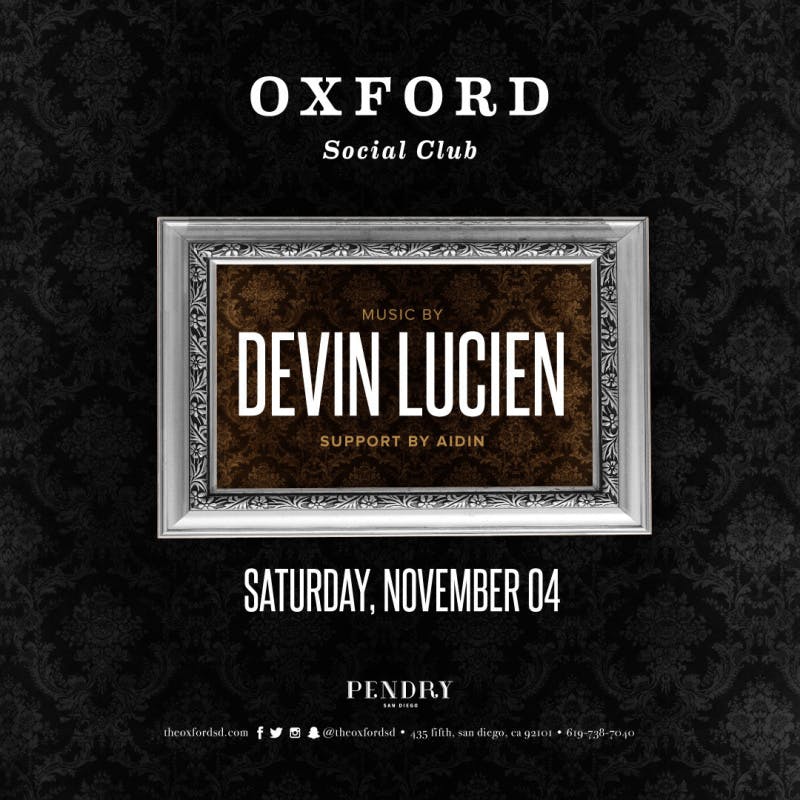 Devin Lucien Oxford Social Club