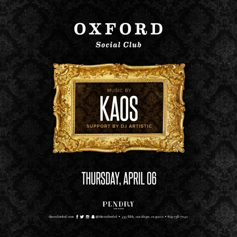 Kaos Oxford Social Club San Diego
