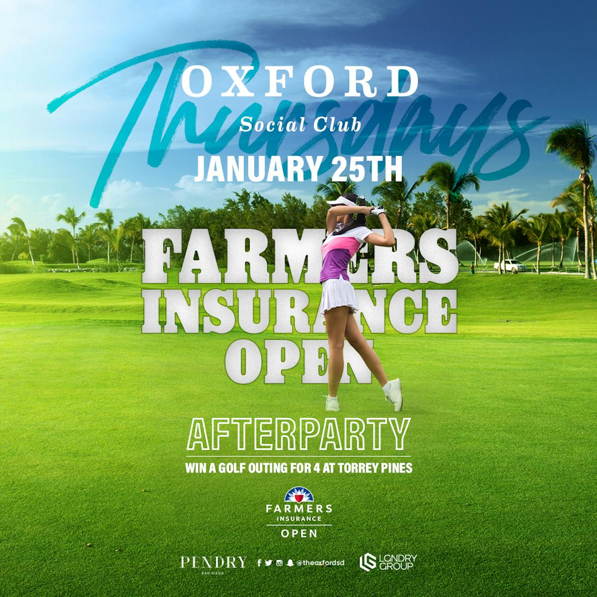 golf party at oxford