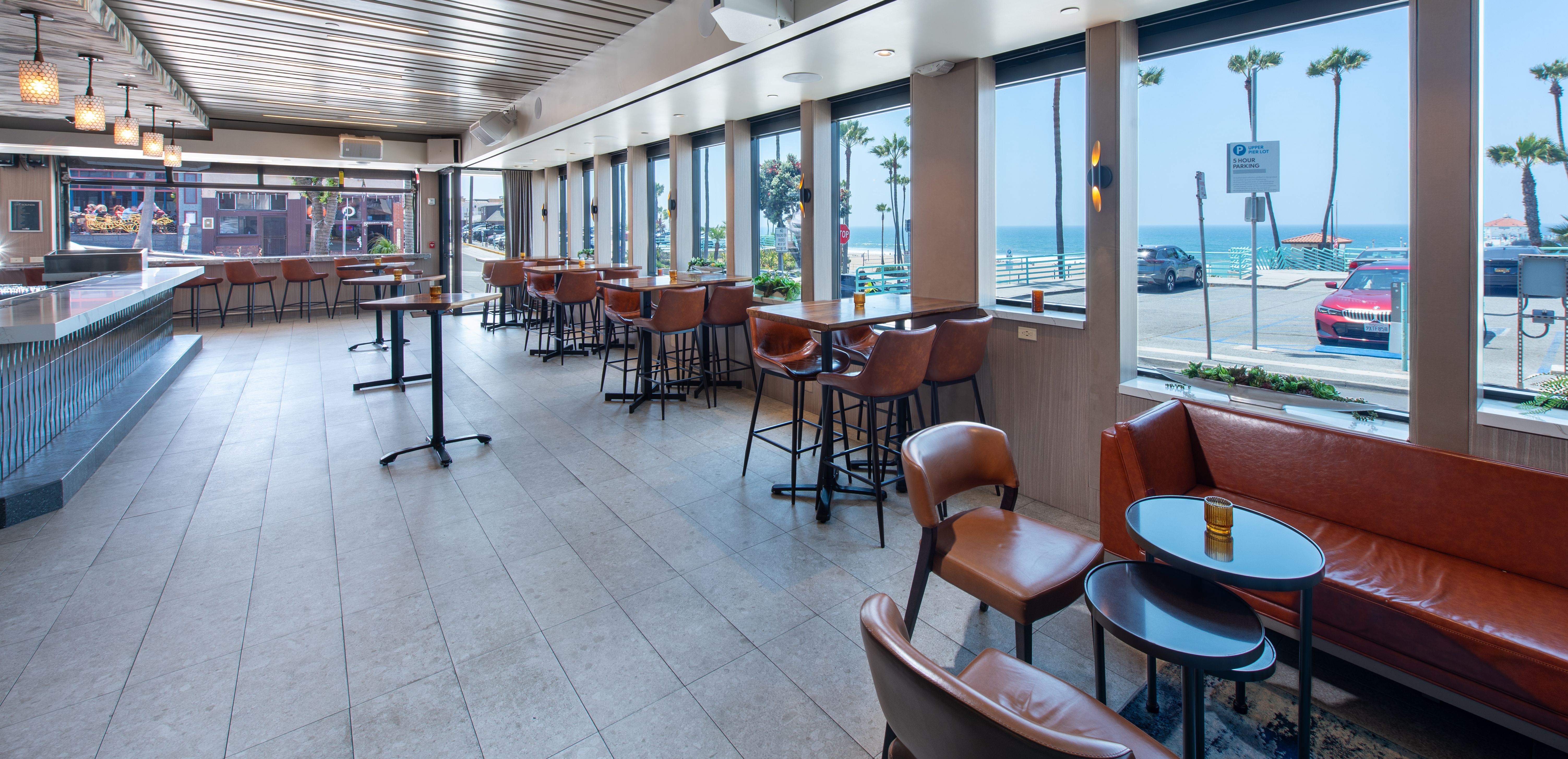 StrandBar in the afternoon Manhattan Beach California Oceanfront
