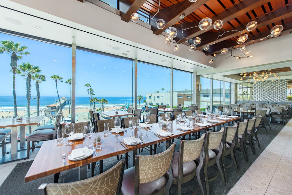 a table with chairs