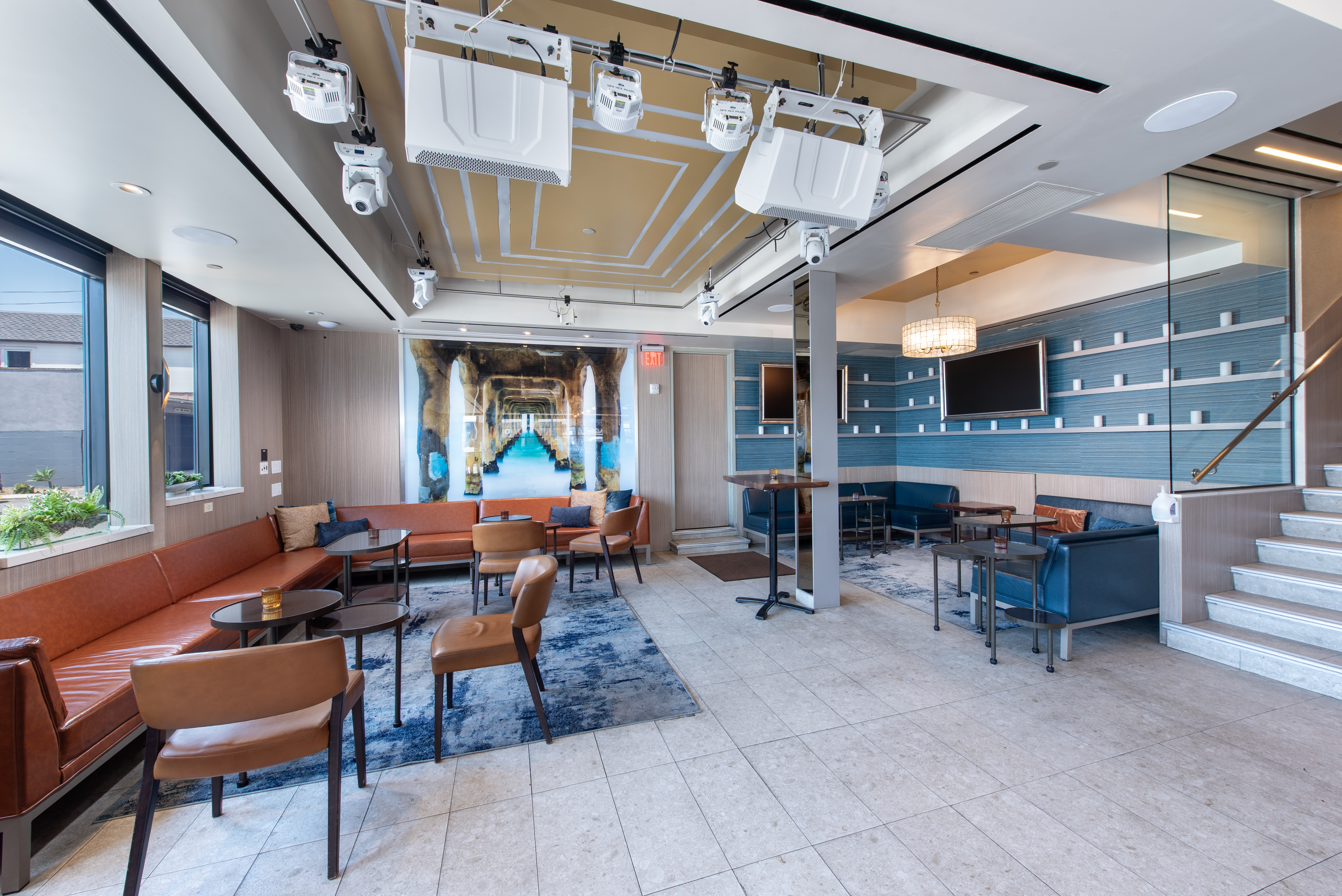 StrandBar lounge in the afternoon Manhattan Beach California Oceanfront