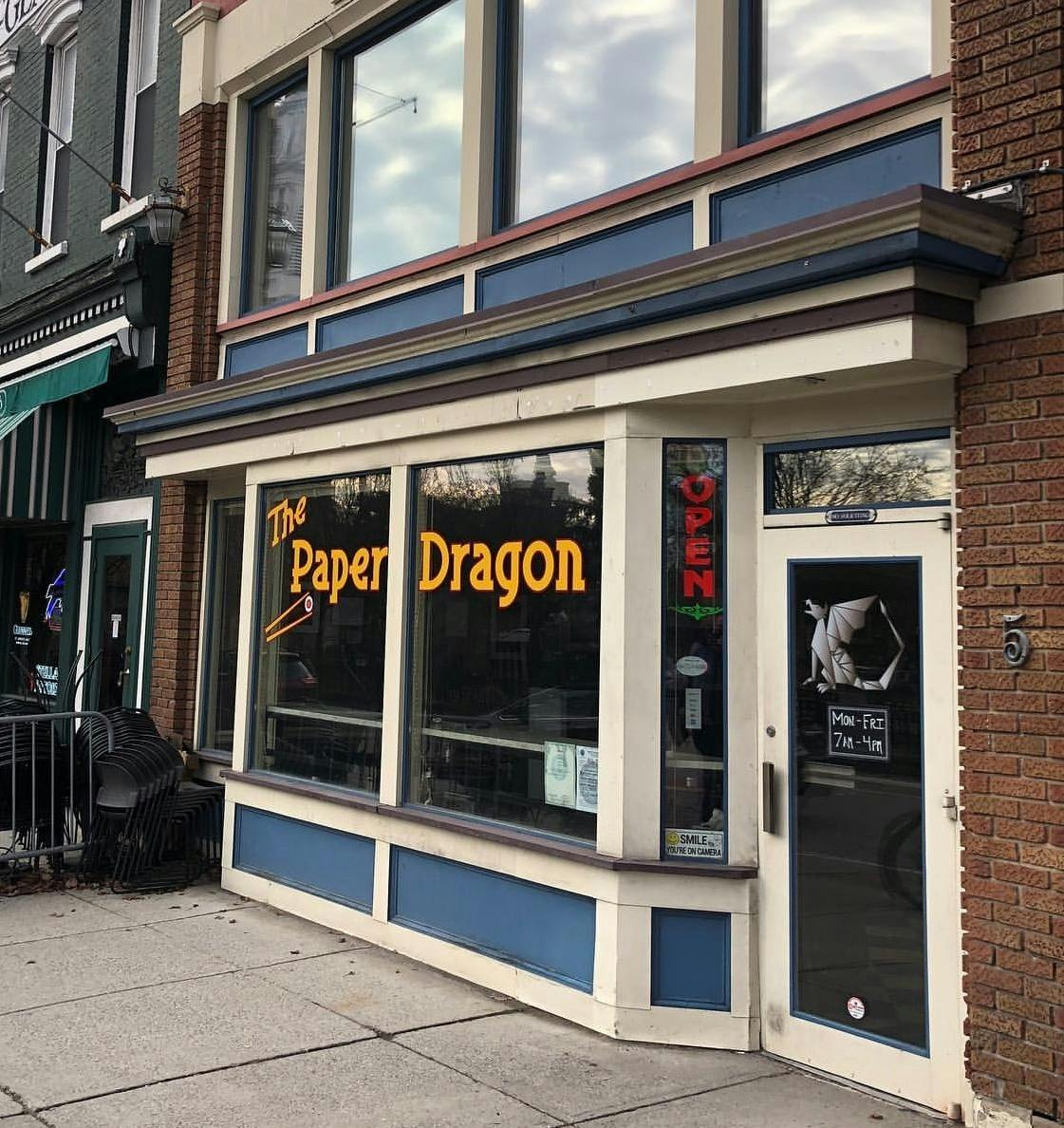 storefront of a building