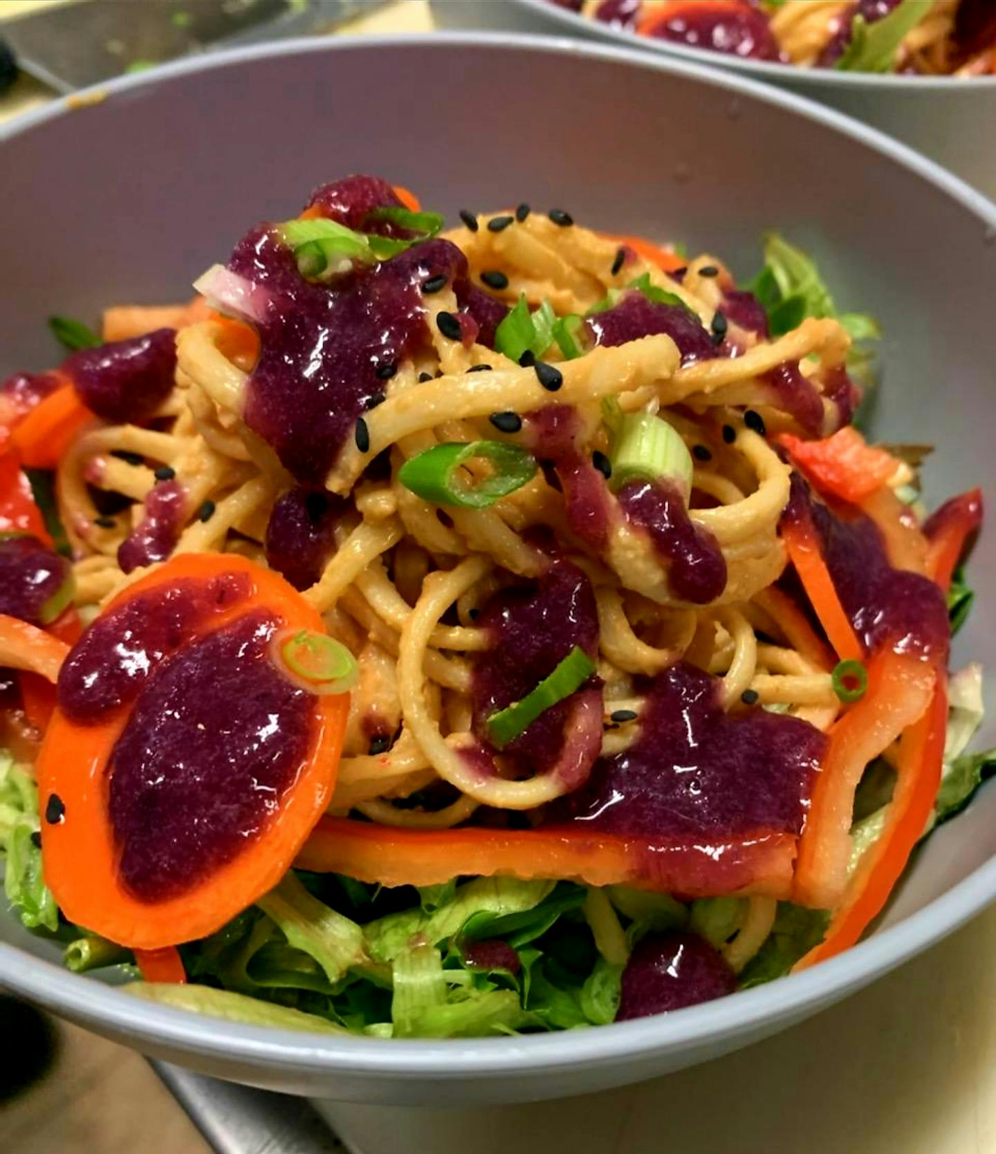 a bowl of food