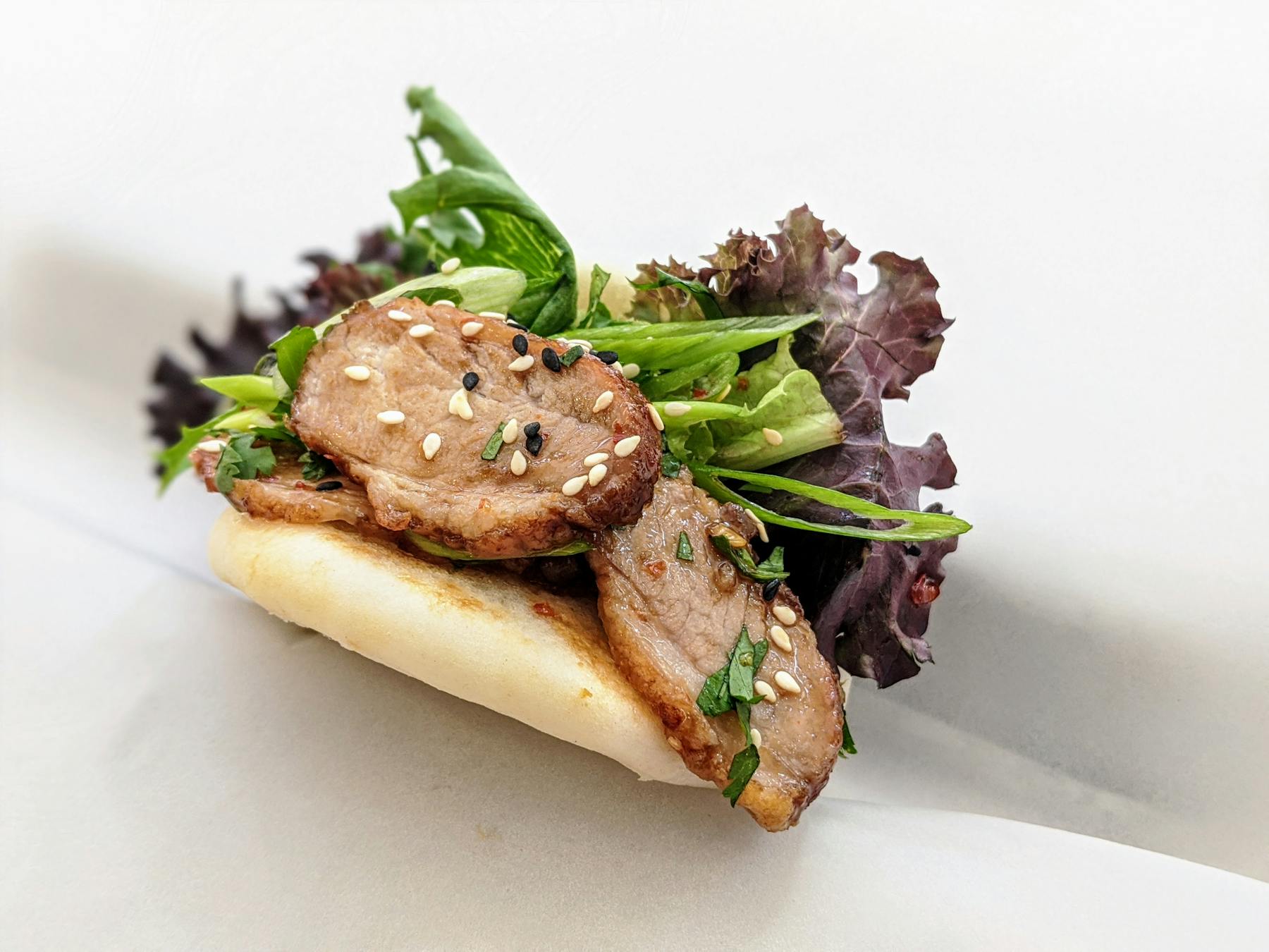 a sandwich cut in half on a plate