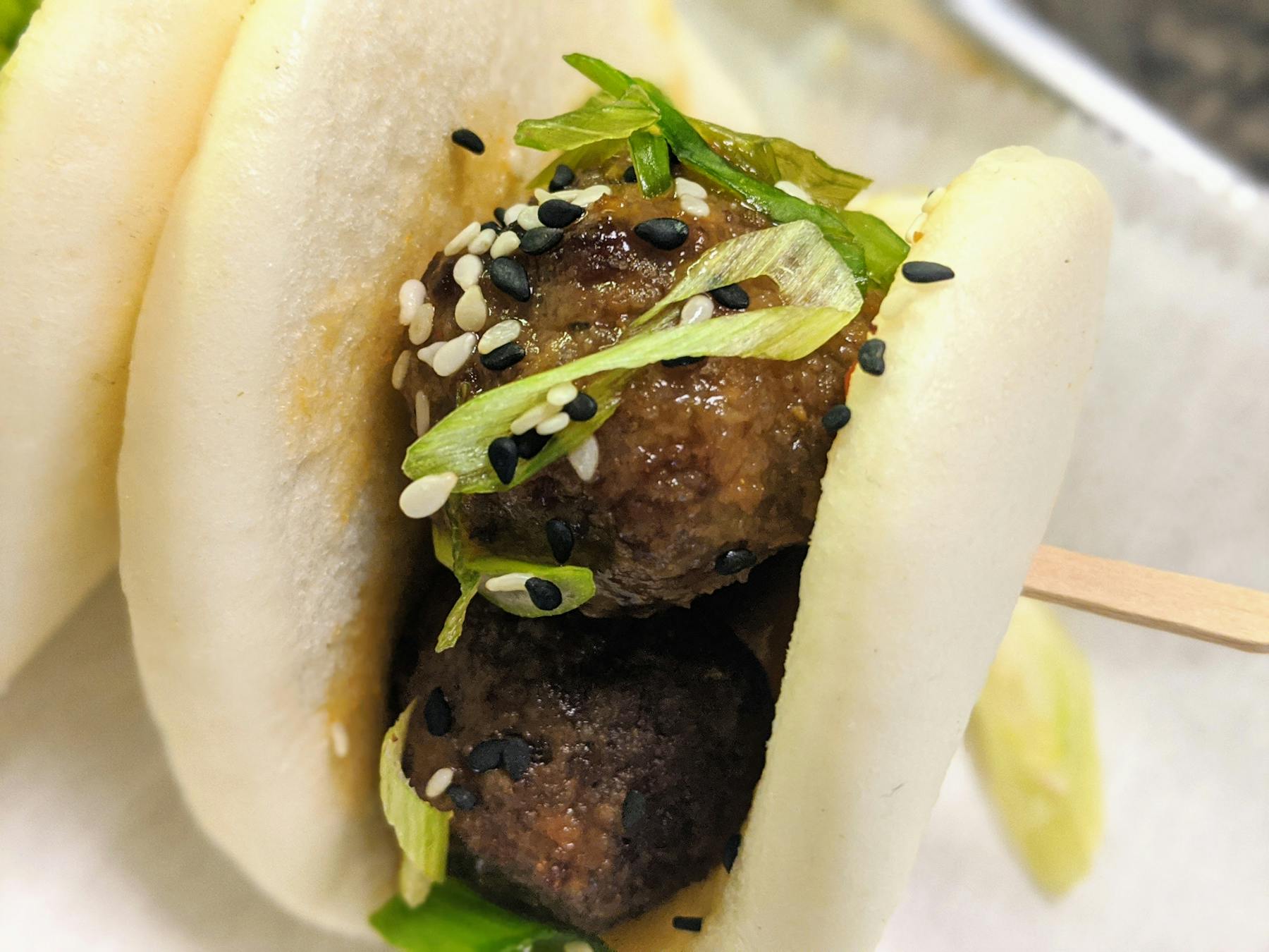 Vegan Meatball Bao