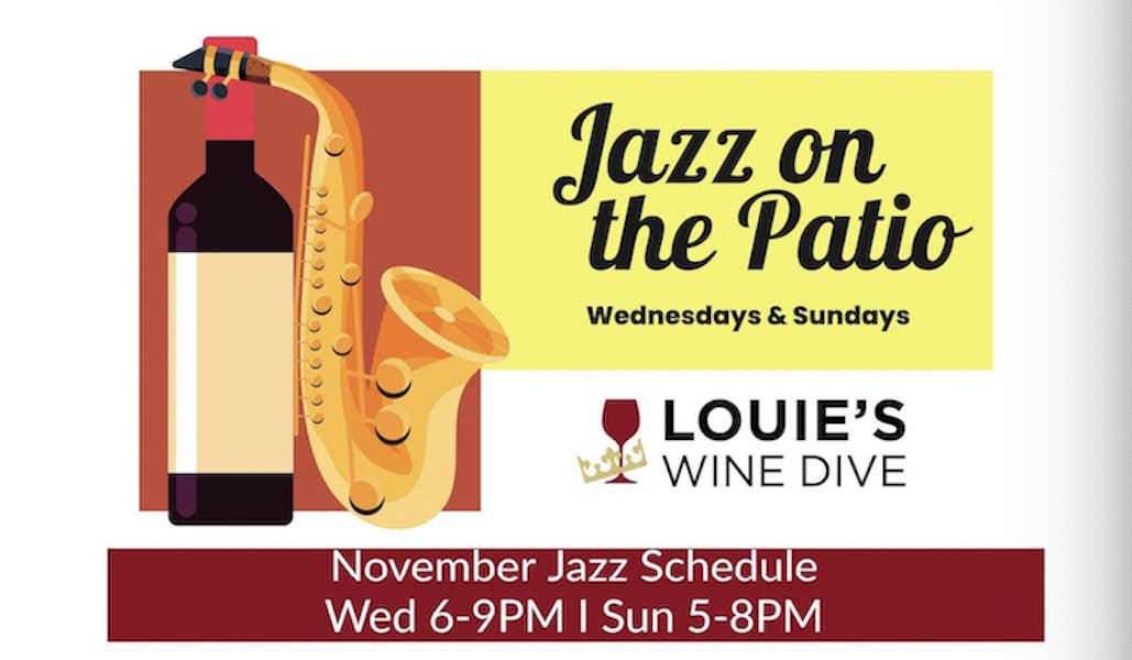 Des Moines Jazz on the Patio Louie's Wine Dive American Restaurant