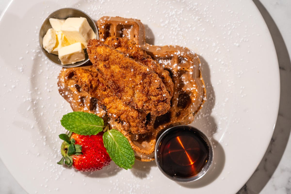 a piece of cake on a plate