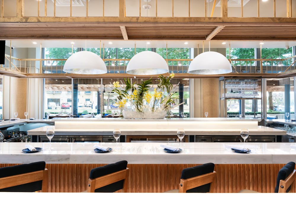 a kitchen with a sink and a window