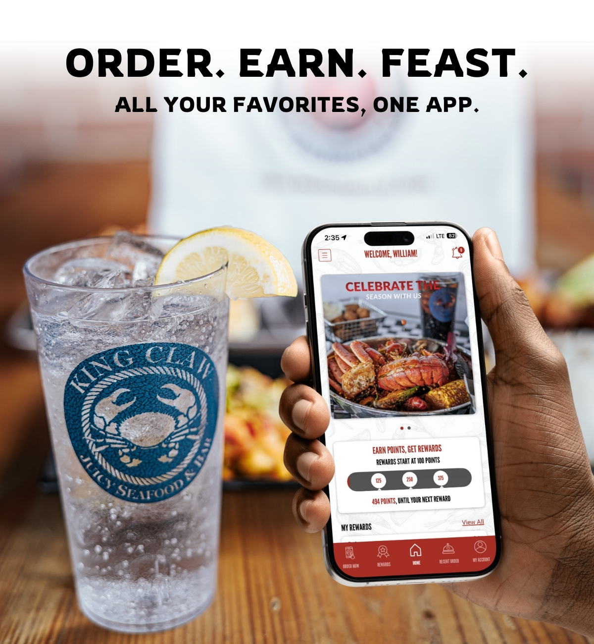 The King Claw mobile app