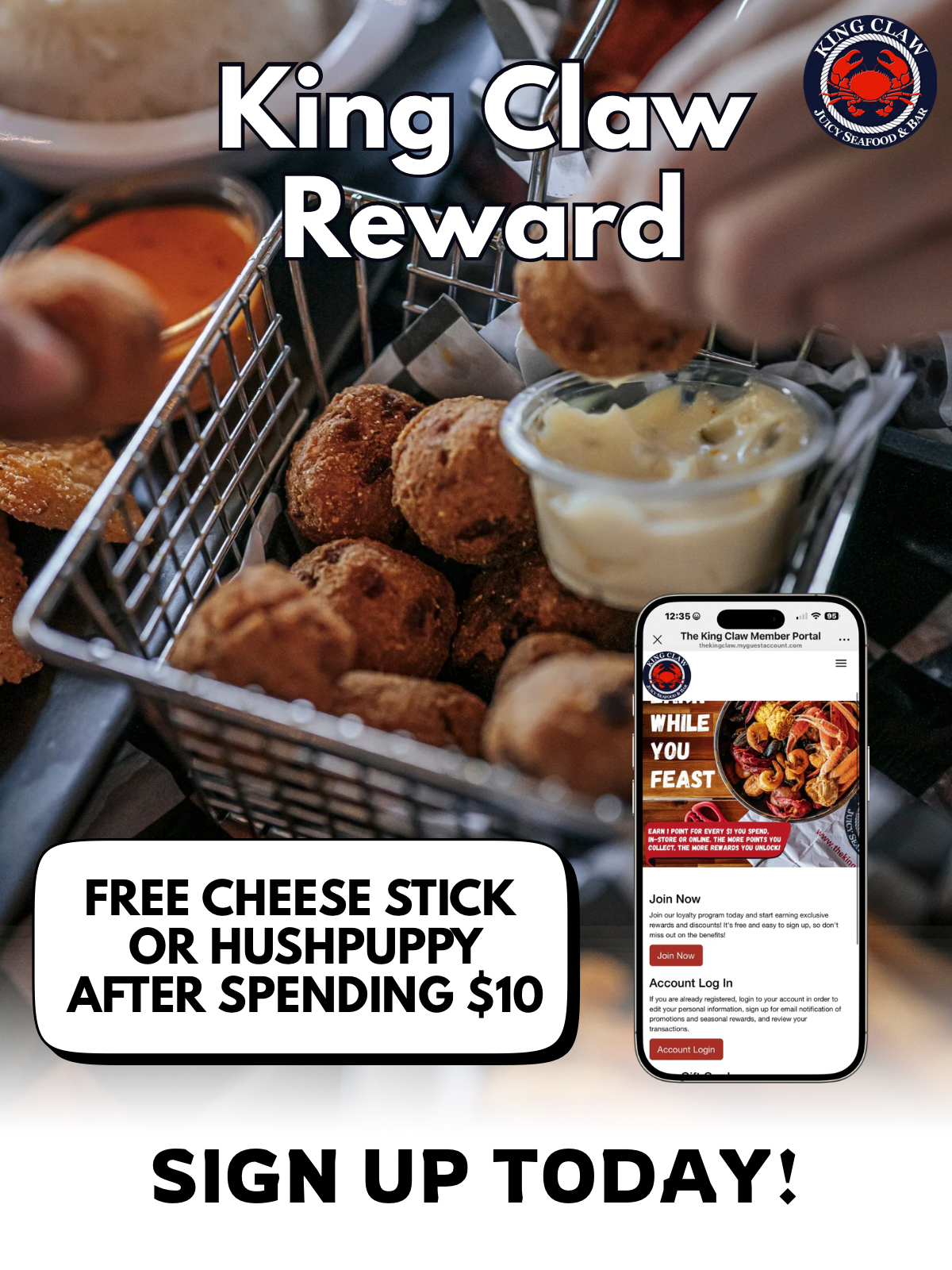 The King Claw Rewards