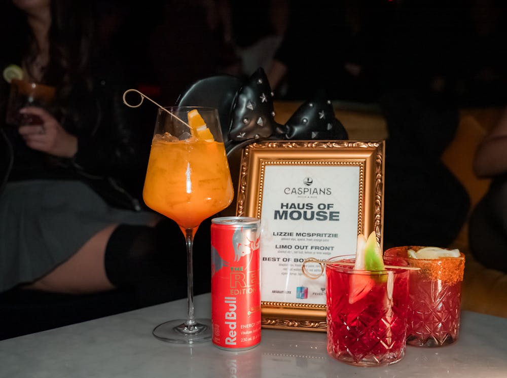 specialty menu for Haus of mouse las Vegas live music Disney event