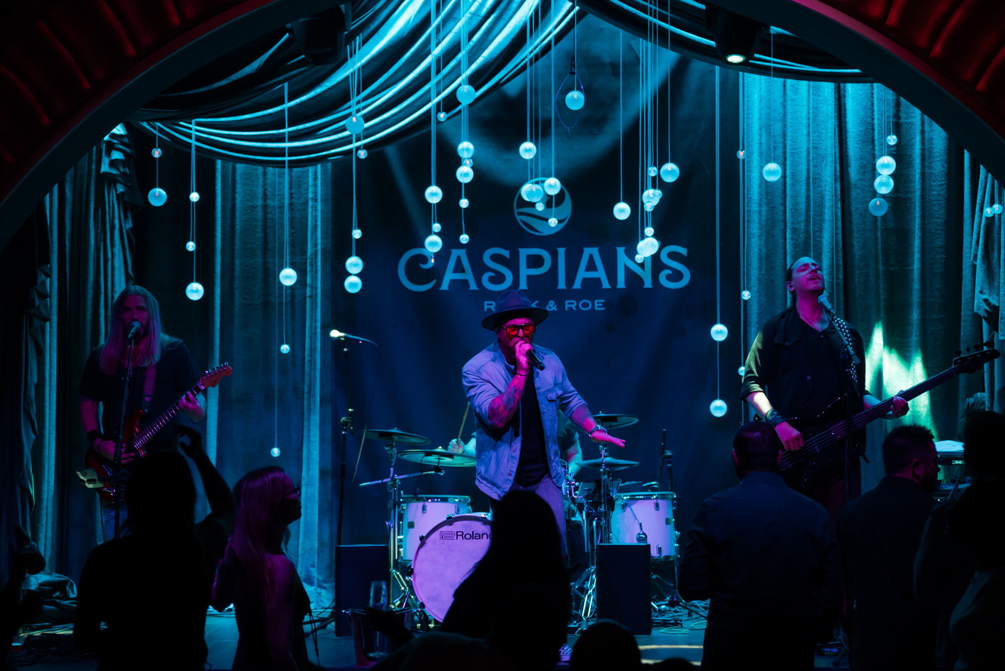 Justin Carder and the Southern Language performing at Las Vegas Speakeasy Caspians