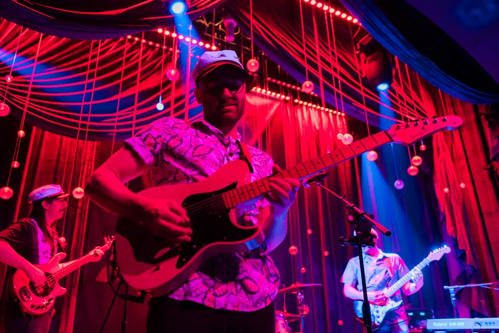 Radical West playing a yacht rock night at Caspians Rock & Roe a Las Vegas live rock music venu