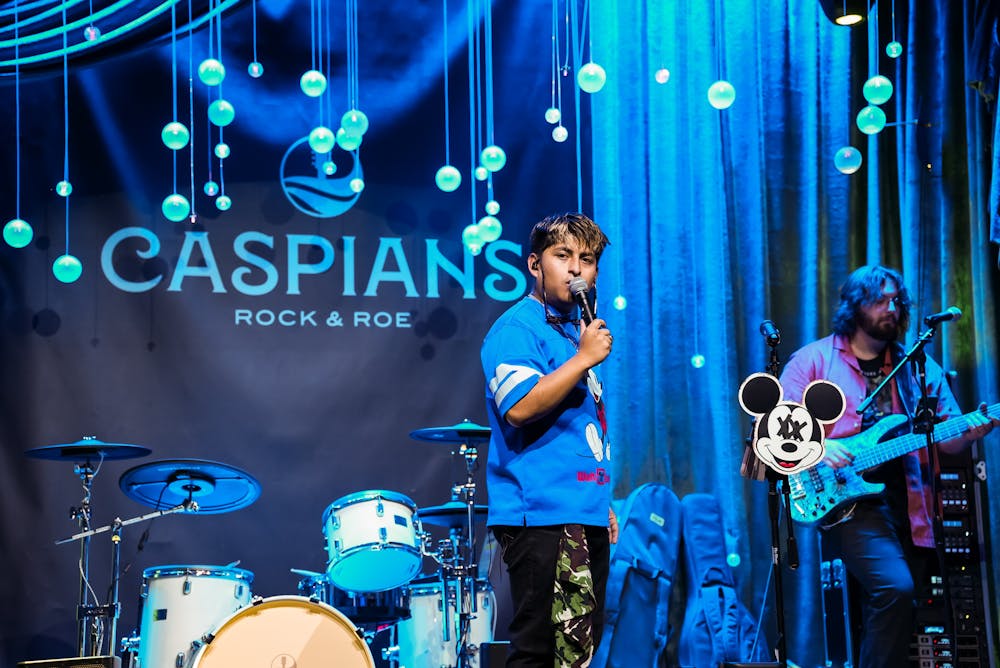 Indie Florentino preforming at Las Vegas live music venue caspians
